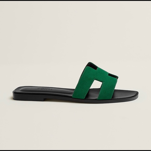 Green Hermes Oran Sandal Size 35.5 Brand New in Box with Receipt @hermes #hermes - Picture 4 of 4